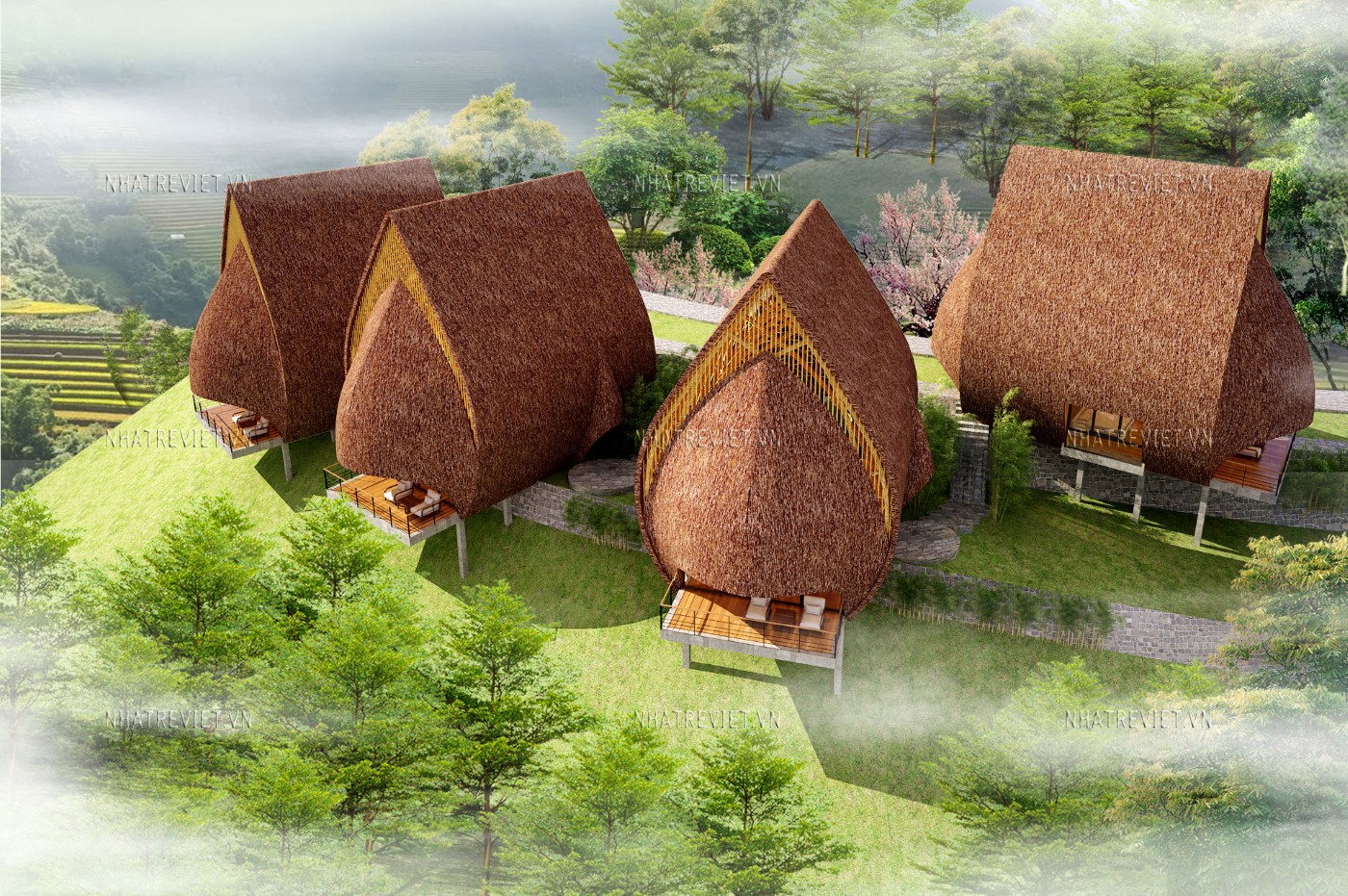 Bungalow Búp Hồng