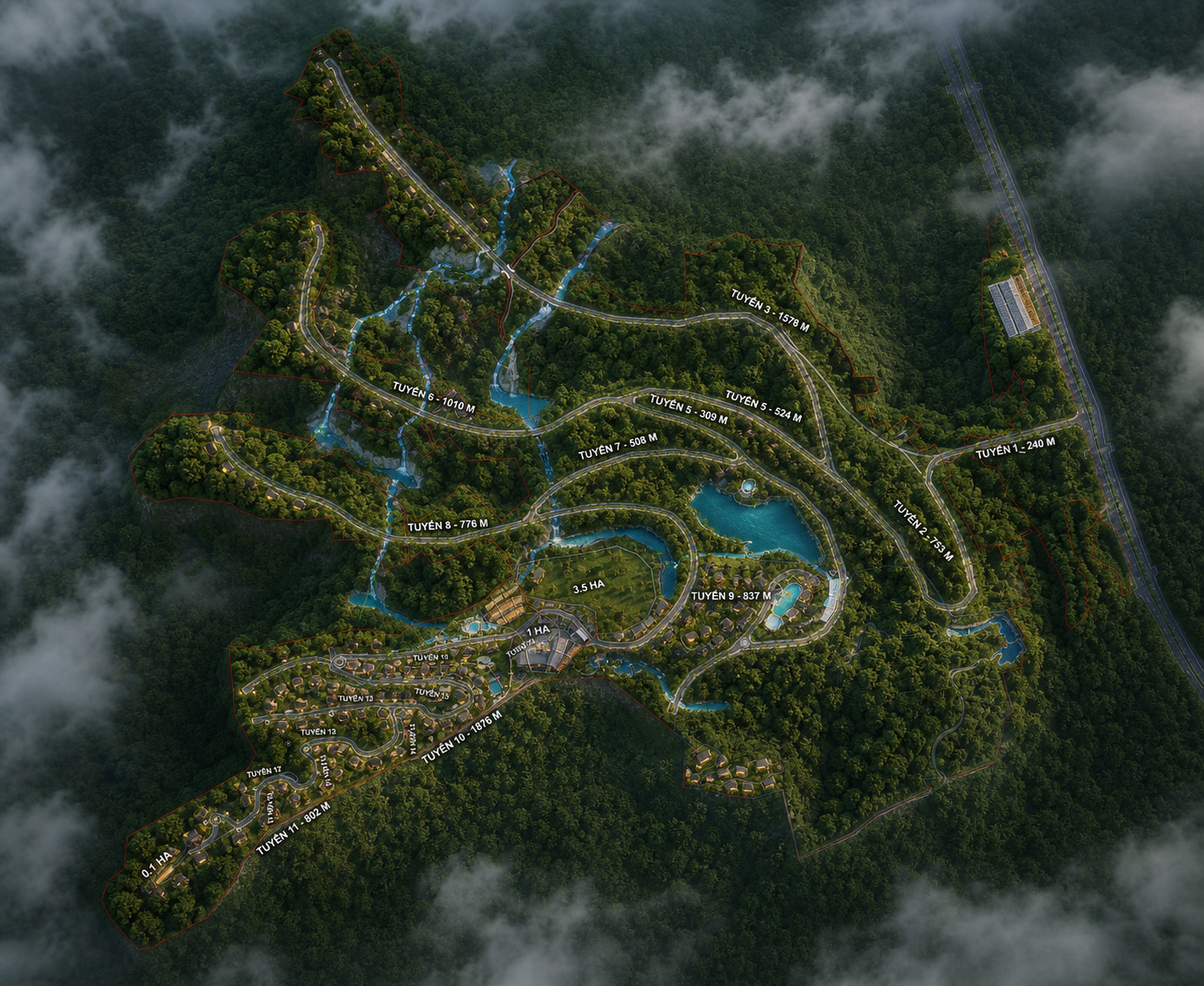 Resort Núi Cả Hòa Bình